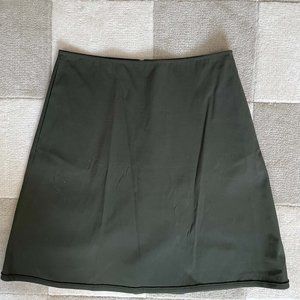 TER ET BANTINE DEEP GREEN A-LINE SKIRT